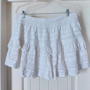 Aerie White Mini Skirt